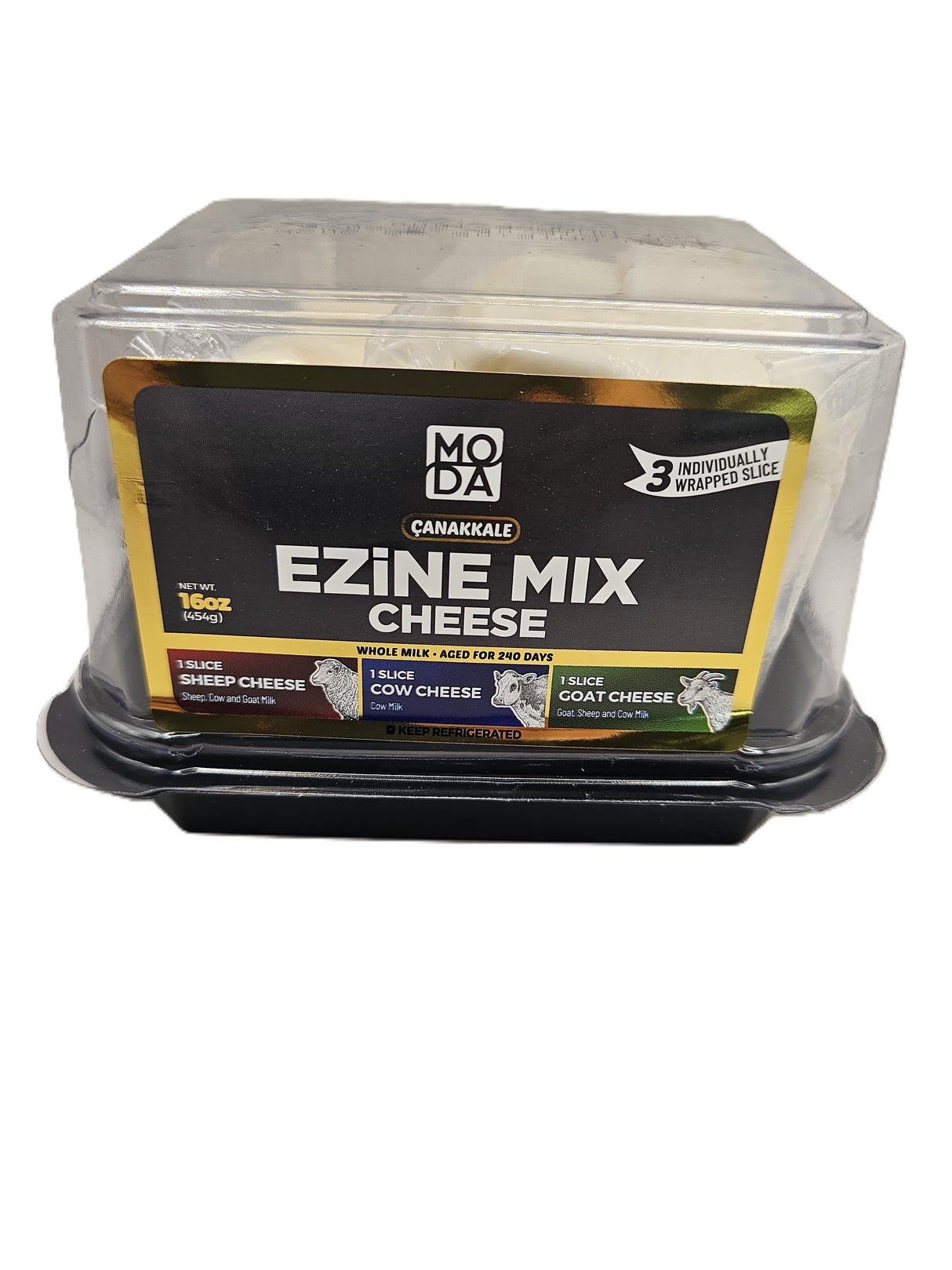 Moda Ezine Mix Sheep-Cow-Goat Cheese 454 Gr