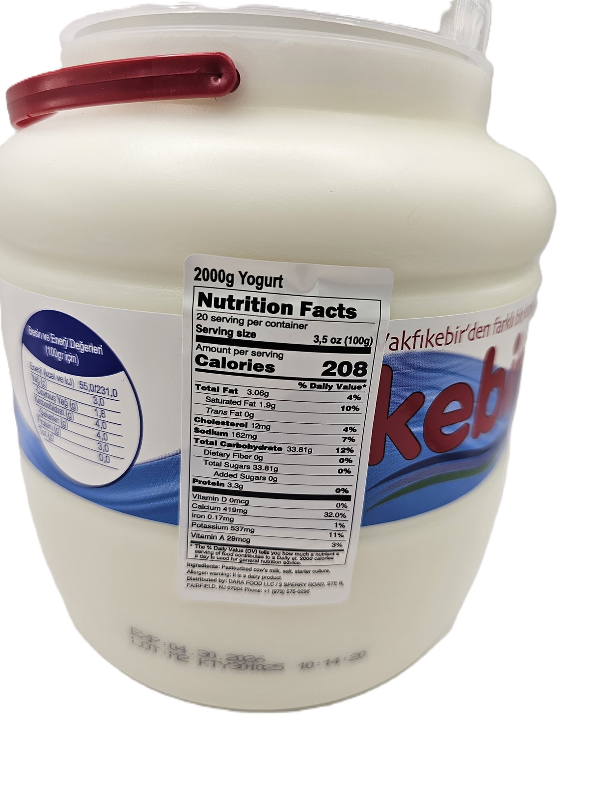 Kebir Yogurt 2000 Gr