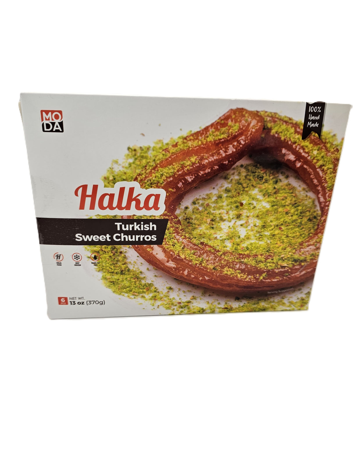 Moda Turkish Sweet Churros Halka Tatli 370 Gr 6 Pcs