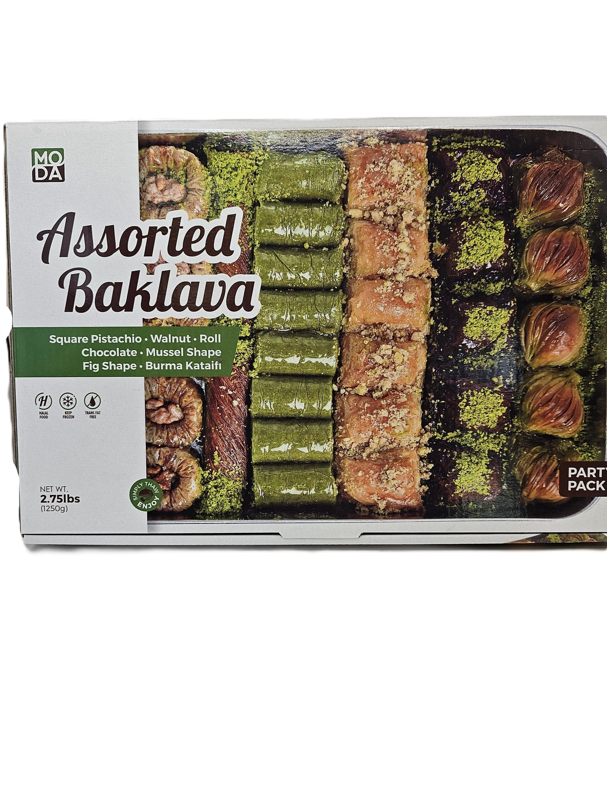 Moda Assorted Mixed Baklava W Gift Box 1250 Gr