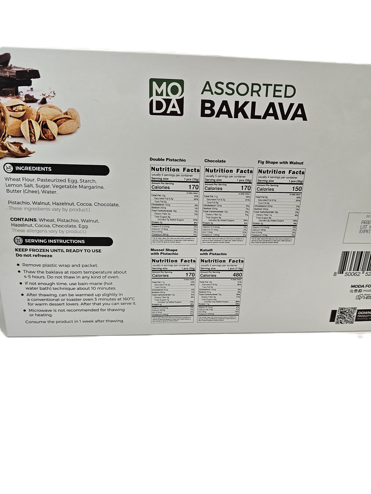 Moda Assorted Baklava 860 Gr