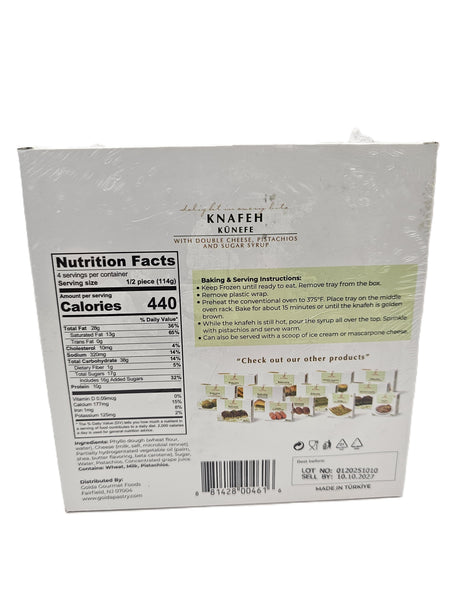 Golda Pistachio Kunefe 454 Gr 2 Pcs