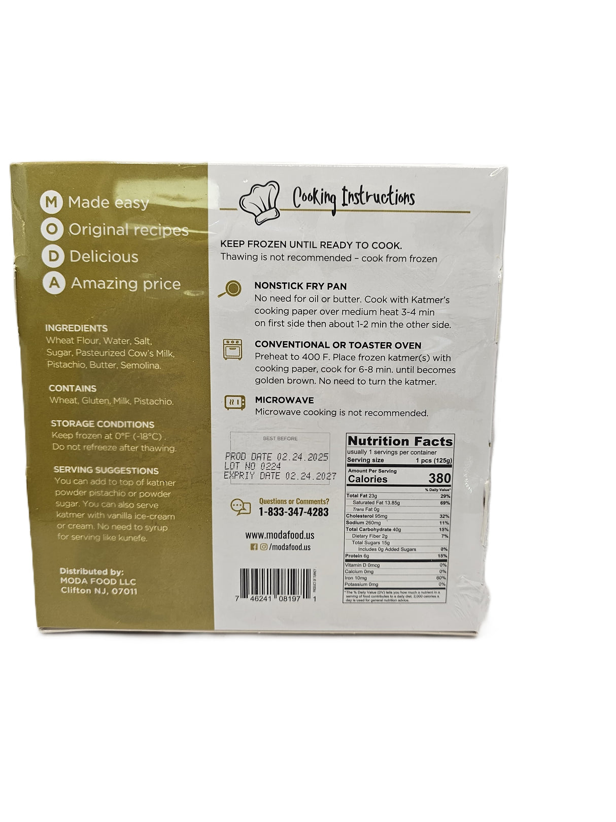 Moda Pistachio Katmer 125 Gr