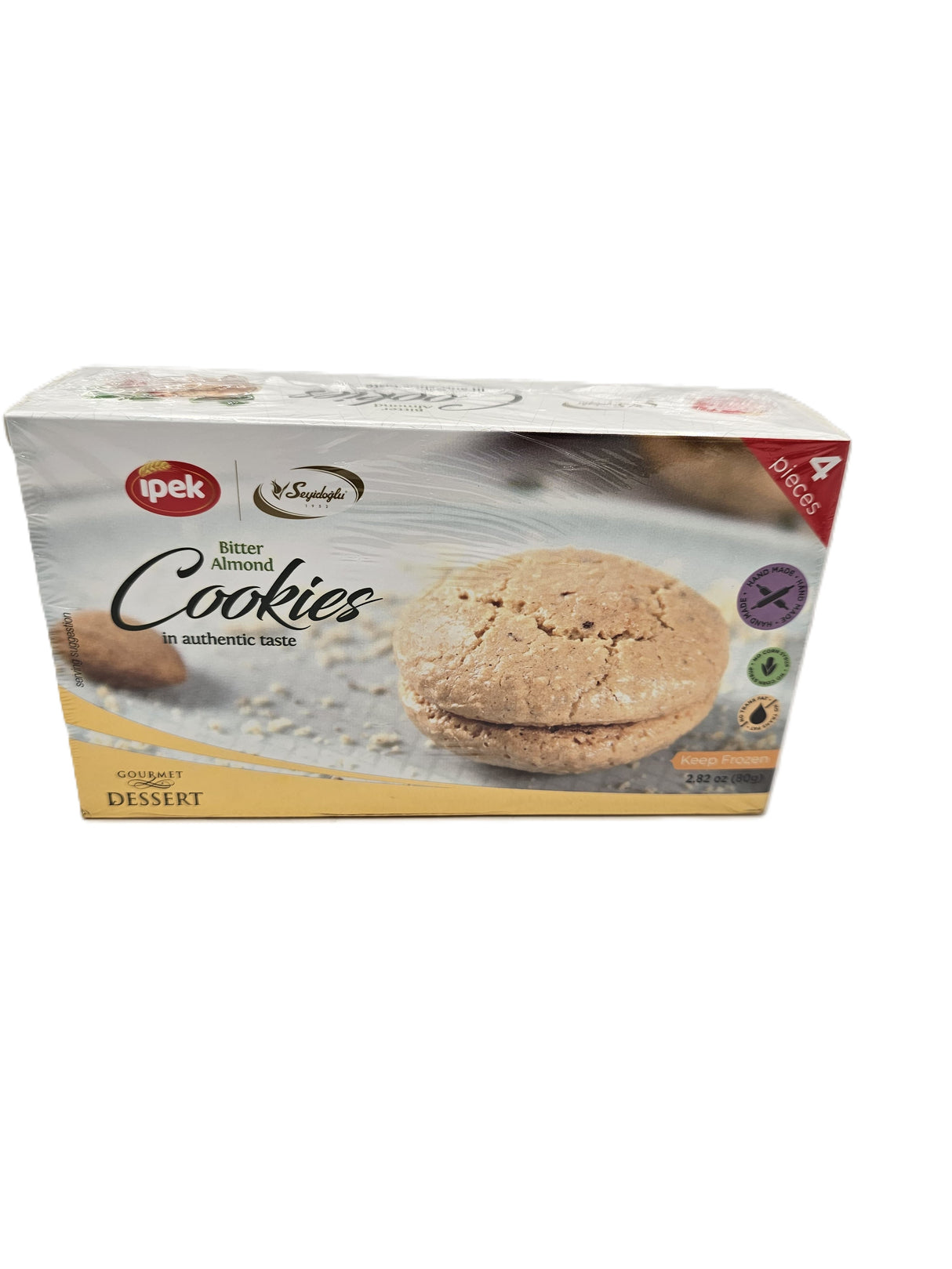 Ipek Bitter Almond Cookies 80 Gr 4 Pcs