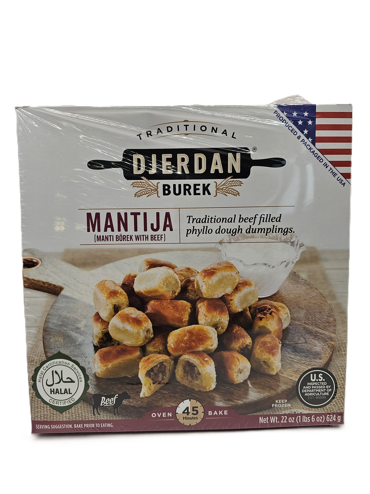 Djerdan Mantija Beef Halal 624 Gr
