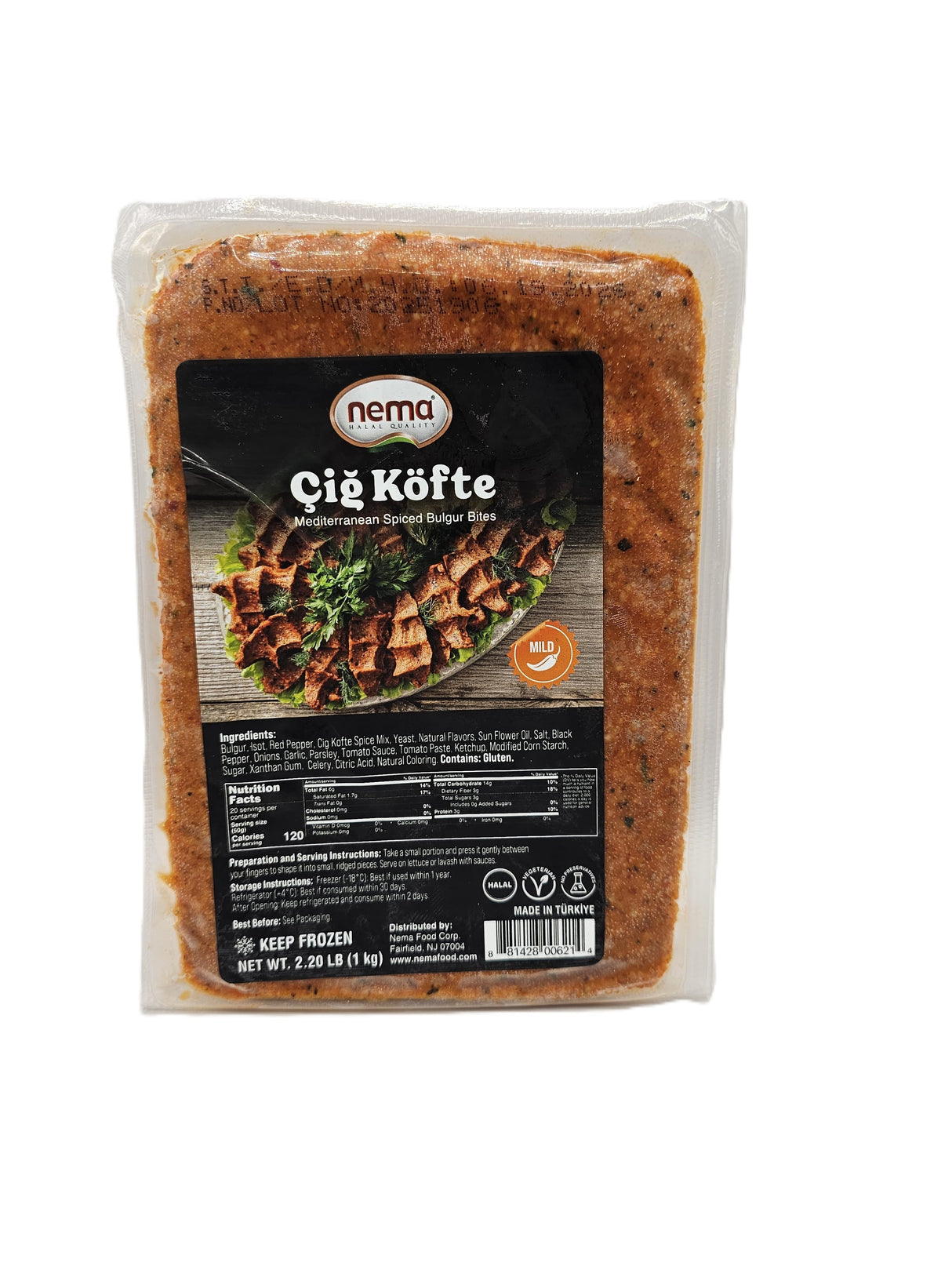 Nema Cig Kofte Mild Halal 1 Kg