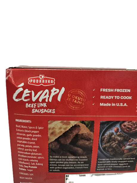 Podravka Cevabi Beeflink Sausages 726 Gr
