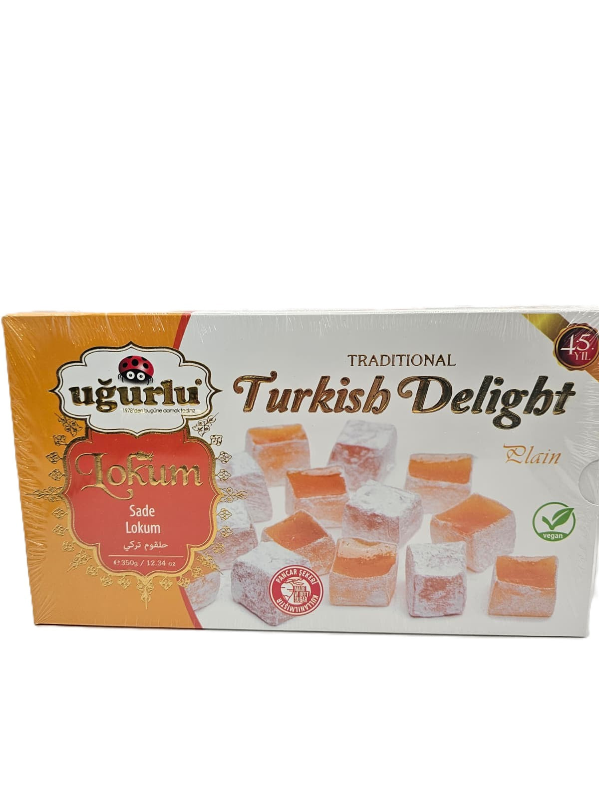 Ugurlu Turkish Delight Plain 350 Gr