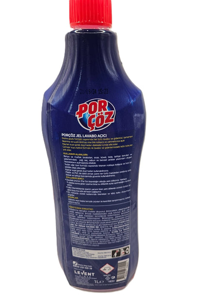 Por Coz Gel Drain Opener 1 Lt