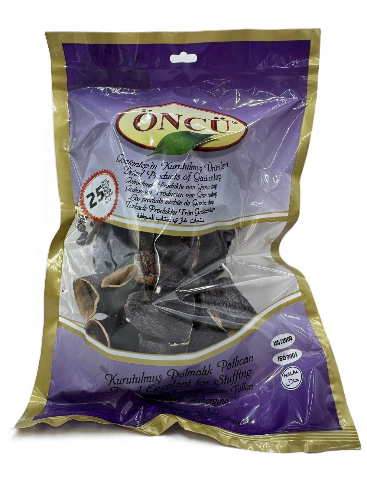 Oncu Dried Eggplant For Stuffing 25 Pieces image 0