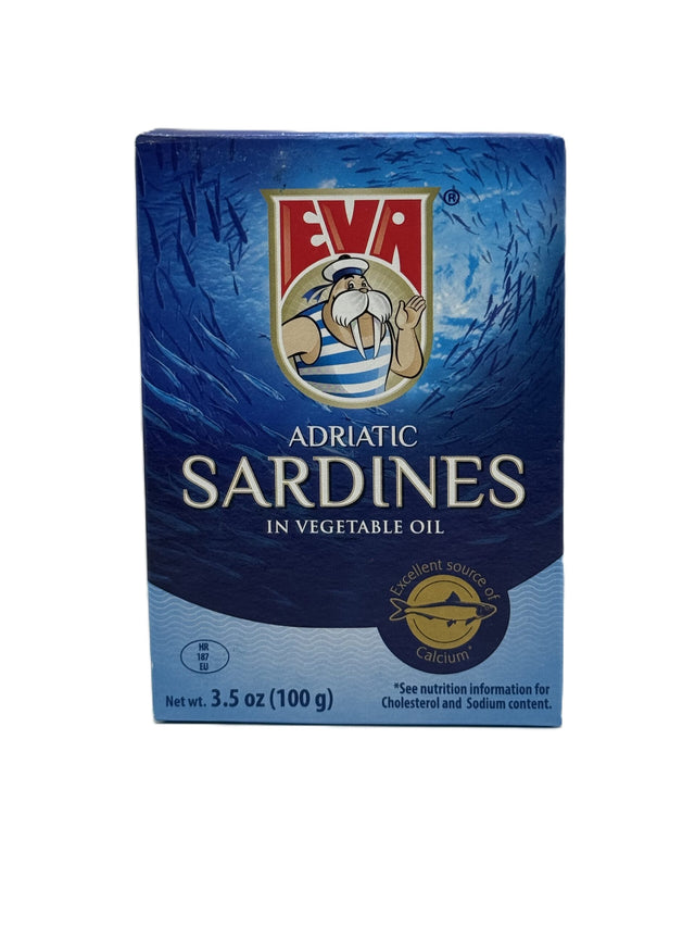 Eva Adriatic Sardines In Vegetable Oil 100 Gr image 0