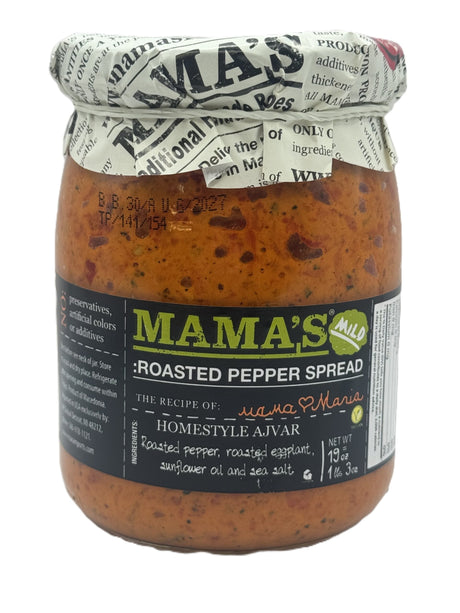 Mamas Roasted Pepper Spread 19 Oz image 0