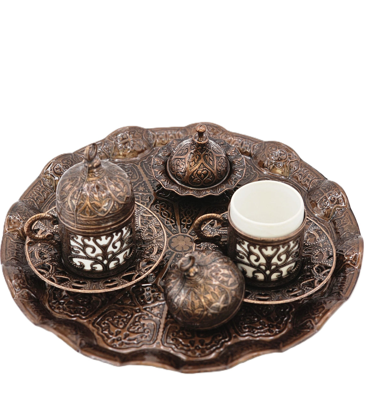Turkish Copper  Turkish Coffee Cup Set image 0