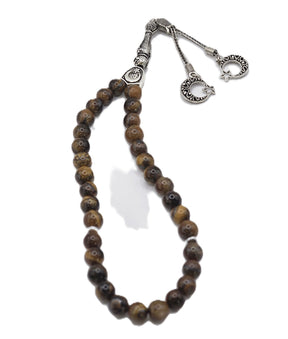 Turkish Natural Stone Tiger Eye  Tesbih image 0