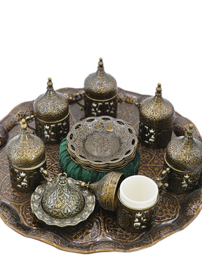 Turkish Copper  Turkish Coffee Cup Set image 0