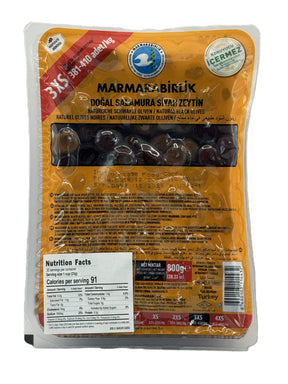 Marmarabirlik Natural Black Olives image 0