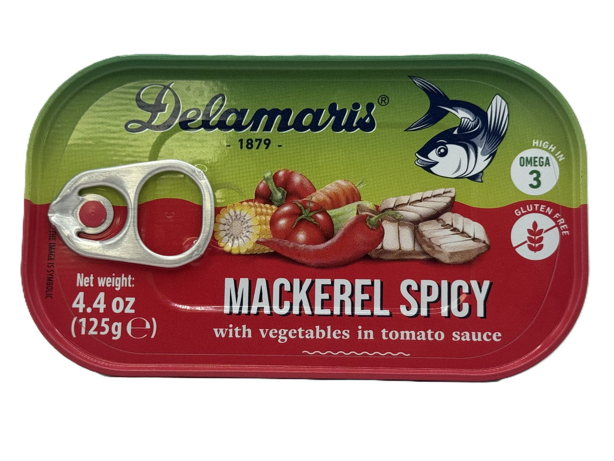 Delamaris Mackerel Spicy 125 Gr image 0