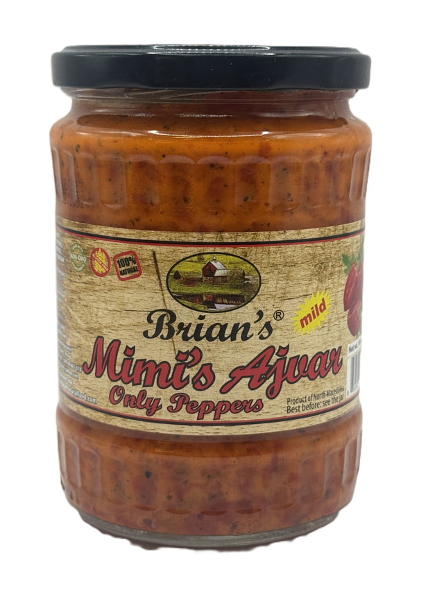 Brians Mimis Ajvar Only Peppers Mild  550 Gr image 0