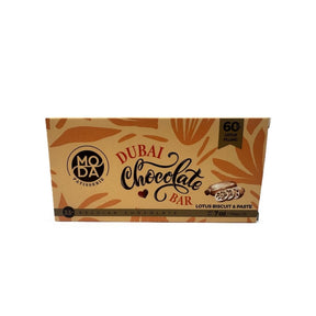Moda Dubai Chocolate Bar With Lotus Biscuit & Paste 7 Oz (190 gram) image 0