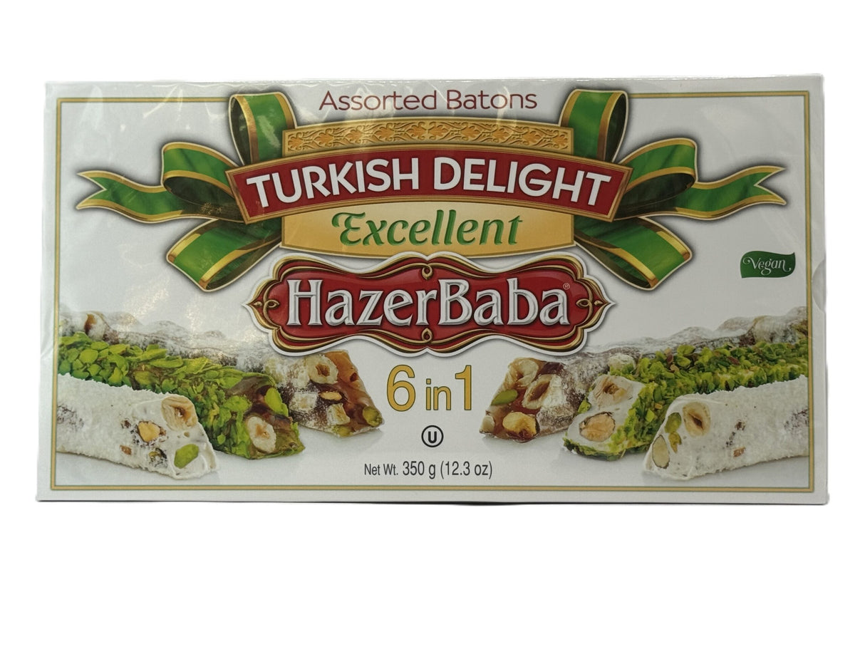 Hazerbaba  Excellent  Turkish Delight  6 in 1  350 gr image 0
