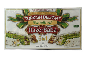 Hazerbaba  Excellent  Turkish Delight  6 in 1  350 gr image 0