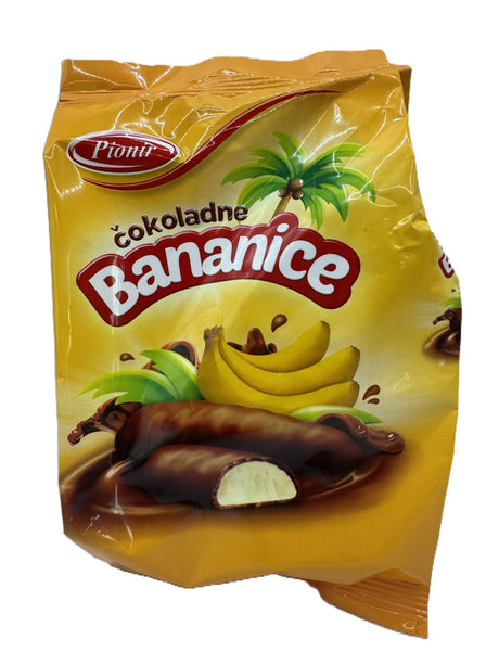Pionir Bananice Chocolate Coated Foamy Dessert 150 Gr image 0