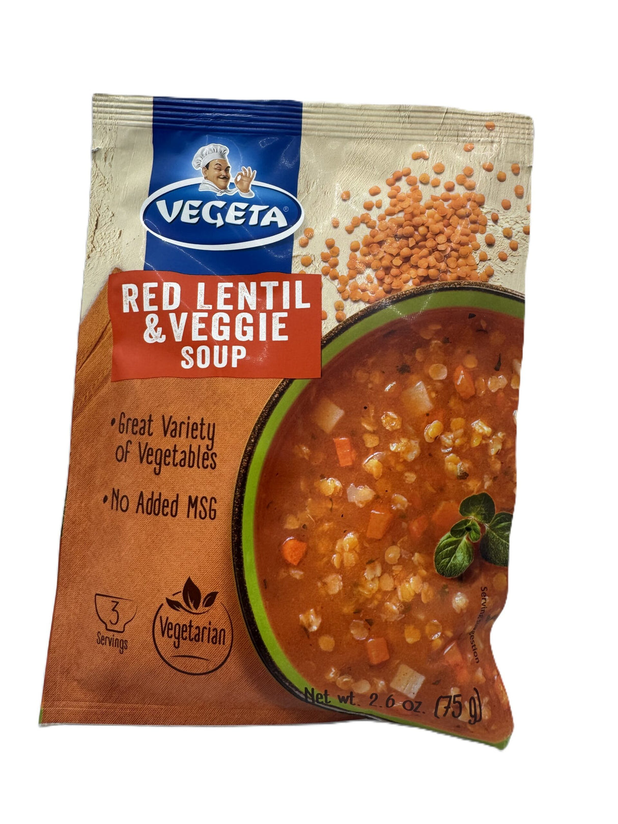 Vegeta Red Lentil & Veggie Soup 75 Gr image 0