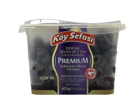 Koy Sefasi Premium Natural Black Olives w Oil image 0