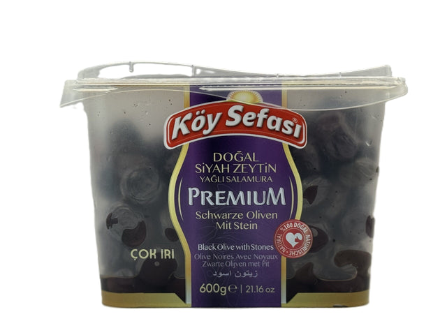 Koy Sefasi Premium Natural Black Olives w Oil image 0
