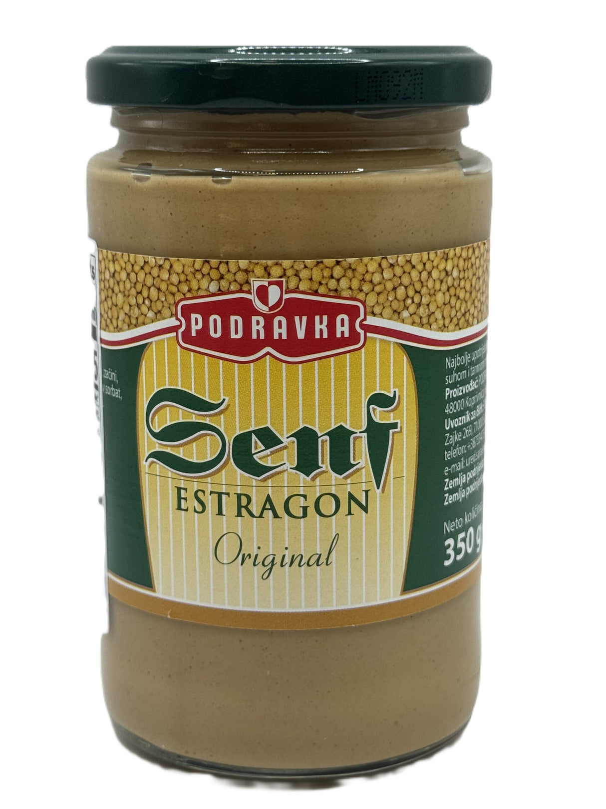 Podravka Senf Estragon Mustard 350 Ml image 0