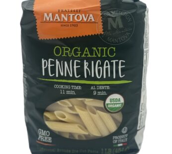 Fratelli Mantova Organic Penne Rigate 454 Gr